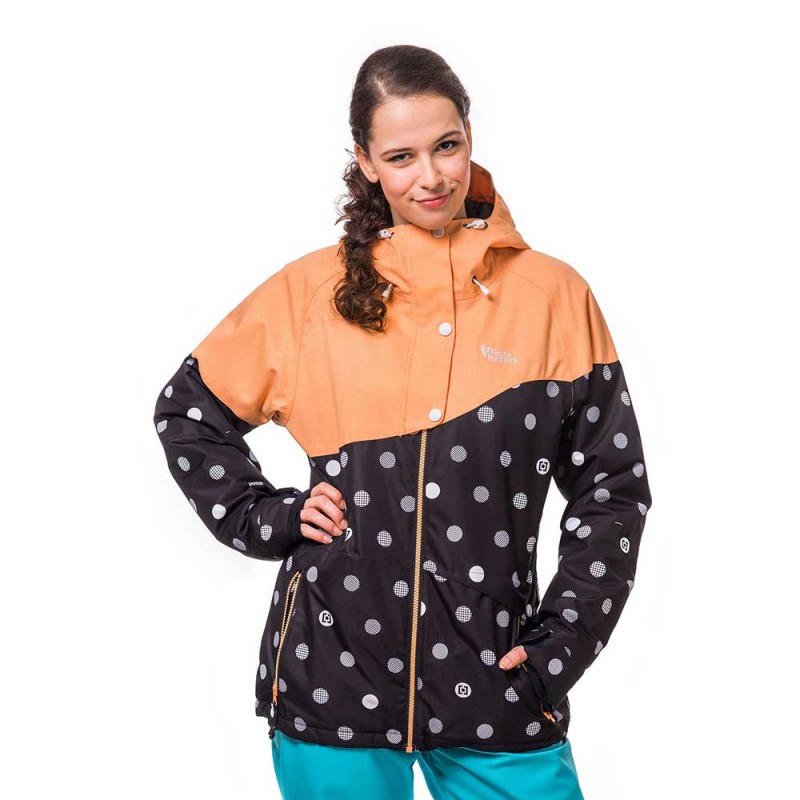 Куртка для сноуборда Horsefeathers Womens Jacket Coralie Black Dots куртка для сноуборда burton 16 17 w twc yea jk crack is wck clrblk