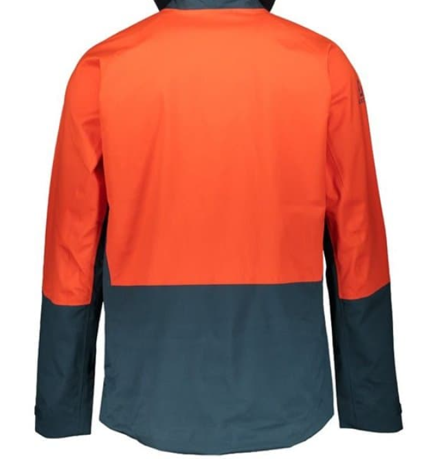 фото Куртка горнолыжная scott jacket explorair 3l tangerine orange/nightfall blue
