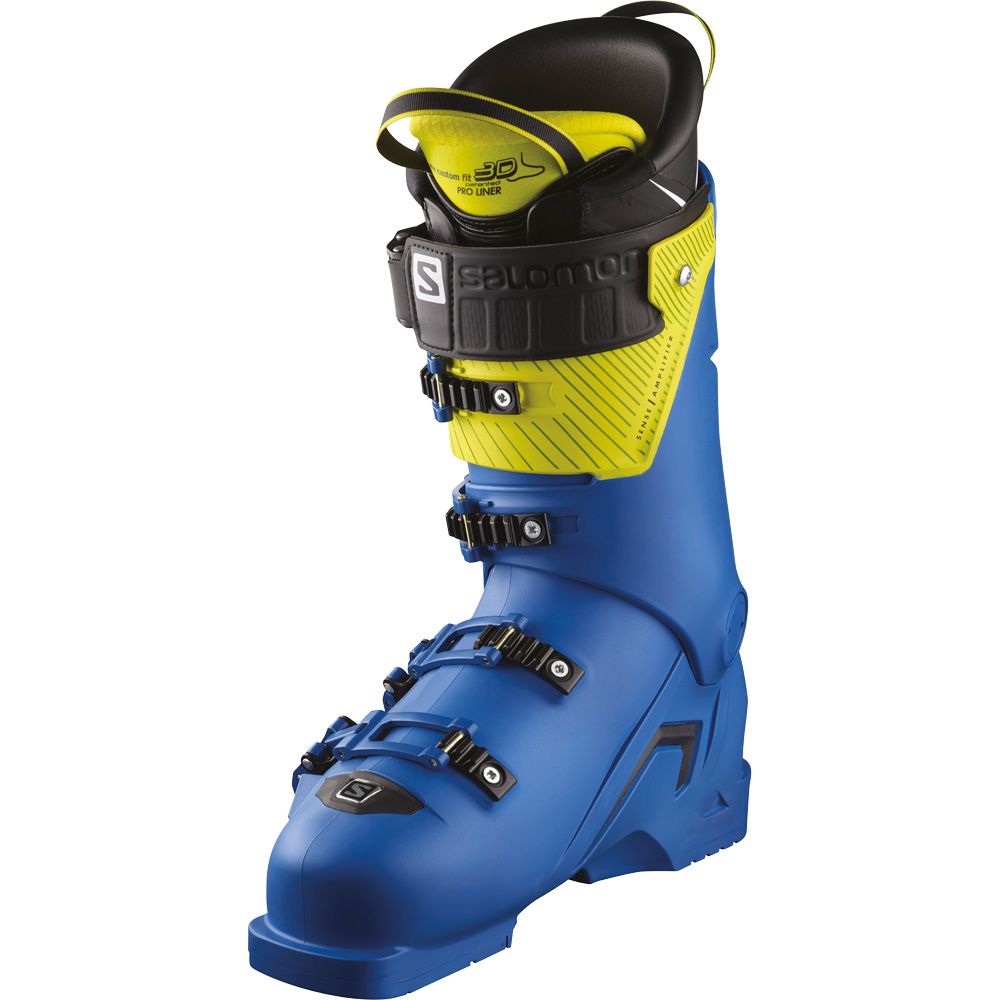 фото Ботинки горнолыжные salomon 19-20 s/max 130 carbon race blue f04/acid green