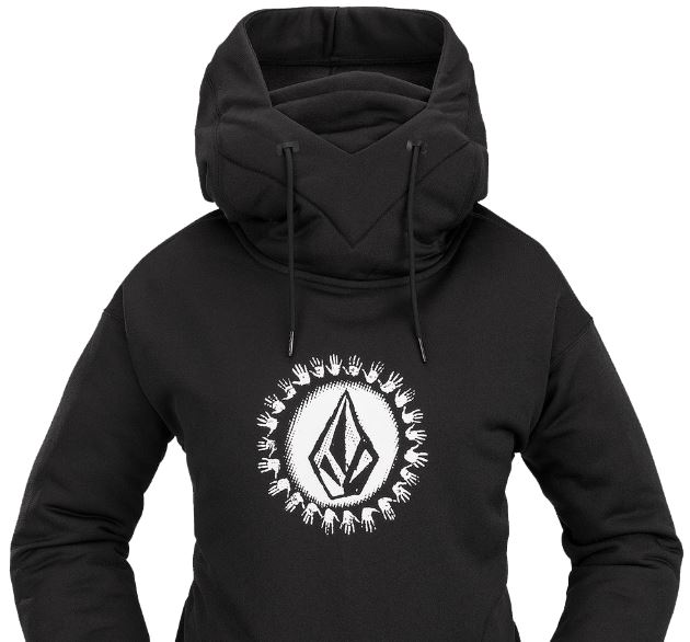 Толстовка Volcom 22-23 Spring Shred Hoody Black, цвет черный, размер L 4152303 - фото 5