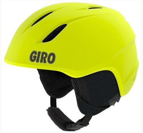 Шлем зимний Giro Launch Citron Jr, цвет желтый, размер S