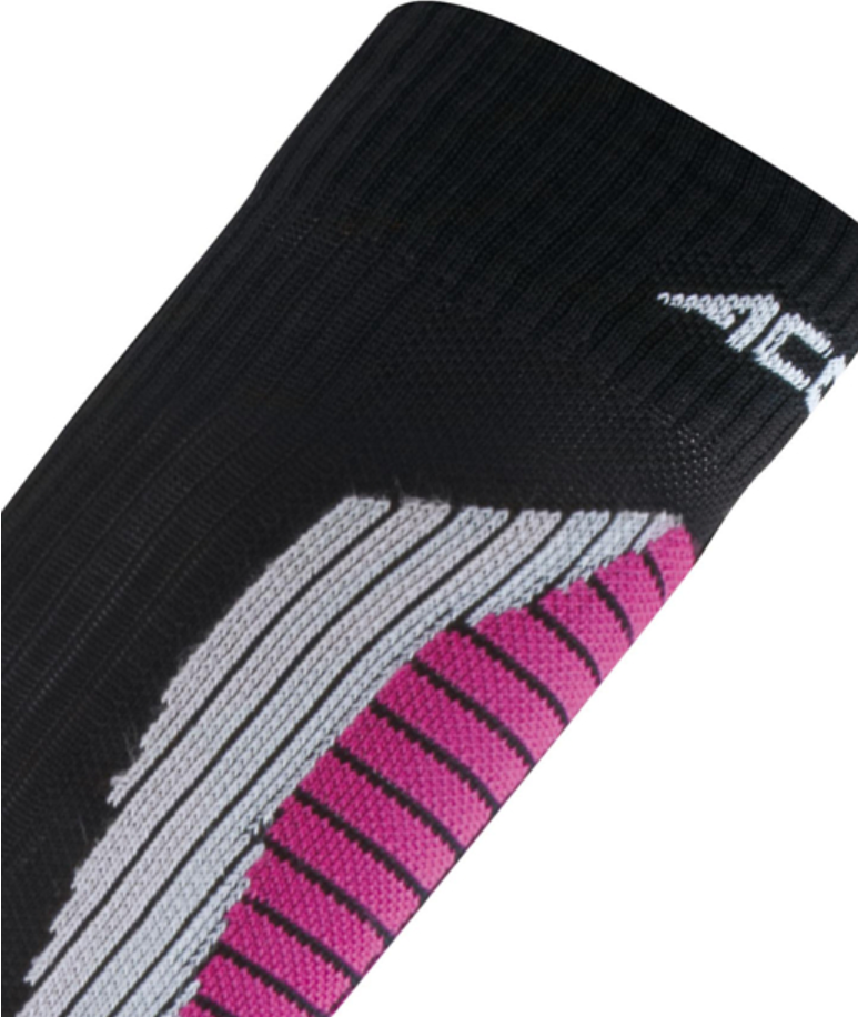 фото Носки горнолыжные accapi 23-24 ski ergonomic black/cyclamen