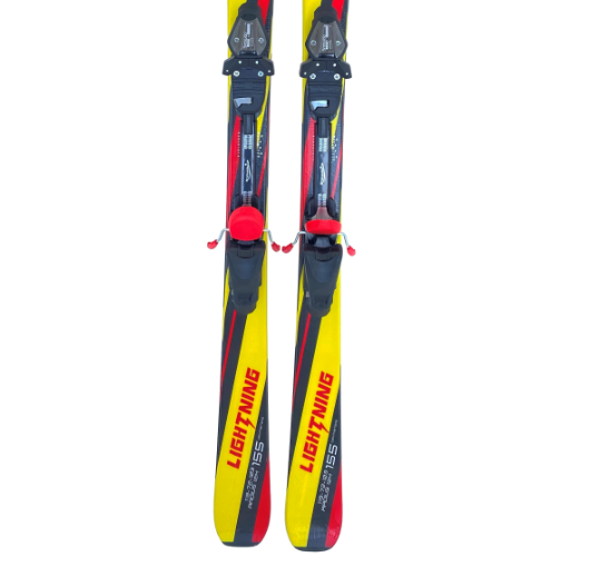 фото Горные лыжи с креплениями lightning xwing all mountain 72 black/yellow + кр. snoway sx 10