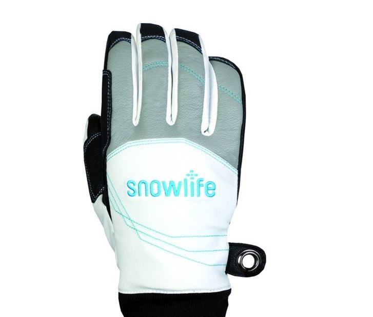 Перчатки Snowlife Flow DT Glove M White/Turquoise, размер 10 - фото 3