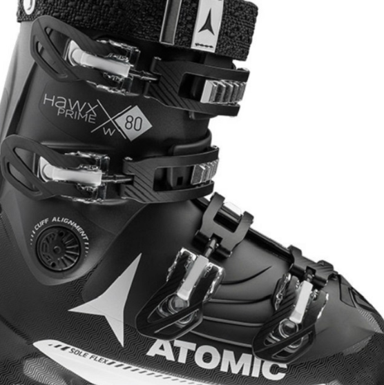Ботинки горнолыжные Atomic 17-18 Hawx Prime 80 W Black/White, размер 22,0/22,5 см - фото 4
