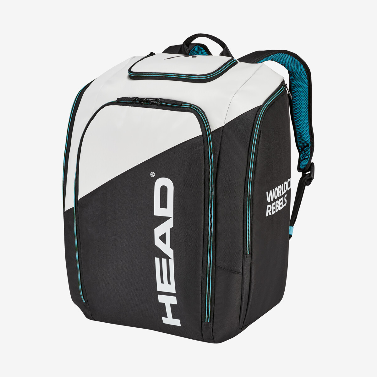 Рюкзак тренировочный Head 23-24 Rebels Racing Backpack S Black/White/Speed Blue peg perego рюкзак backpack