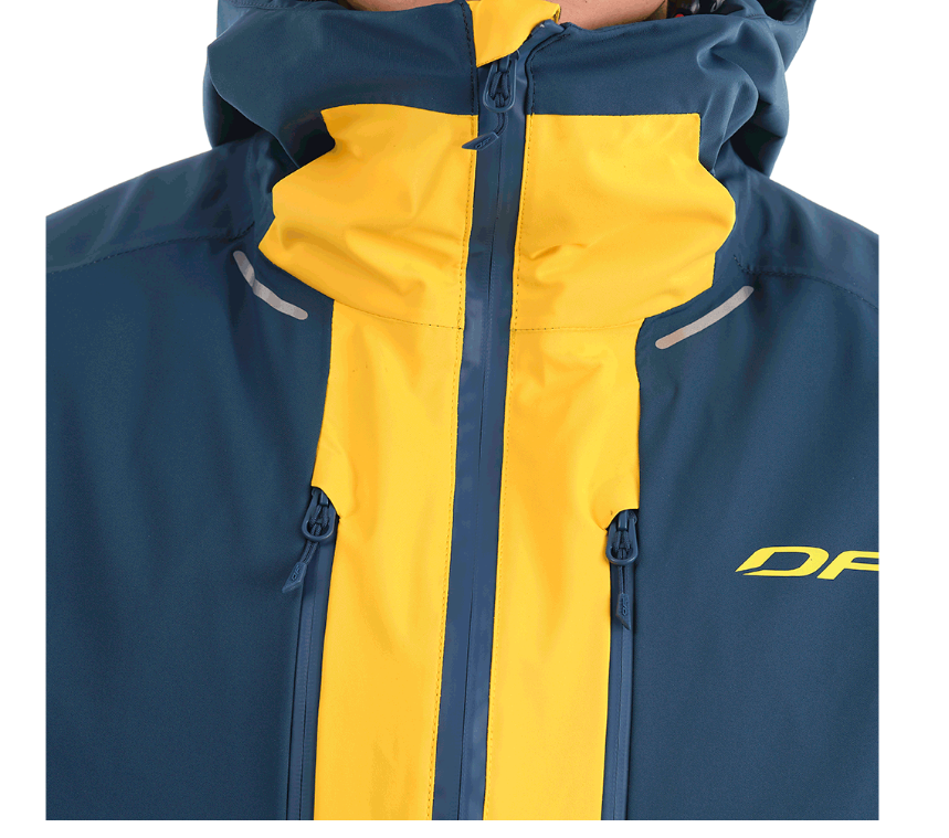 Куртка горнолыжная Dragonfly Gravity Premium Man Yellow/Dark Ocean, цвет синий-желтый, размер XL 951731 - фото 4