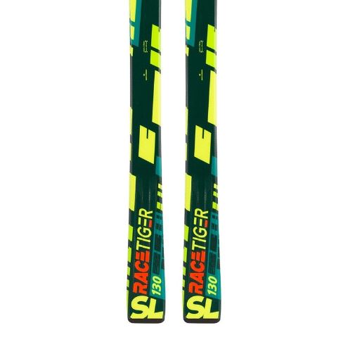 Горные лыжи с креплениями Volkl 14-15 Jr Racetiger SL Yellow Flat кр M 45 Jr