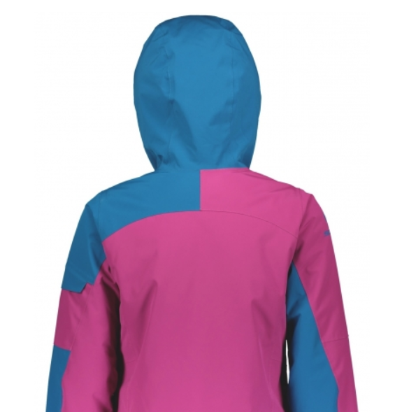 Куртка горнолыжная Scott Jacket G's Vertic Mykonos Blue/Festival Purple, цвет розовый-голубой, размер M 267527 - фото 4