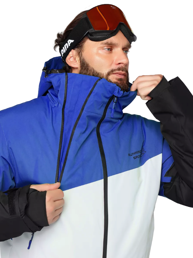 фото Комбинезон running sport m 8892 blue/black/white