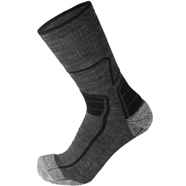 Носки горнолыжные Mico Trekking Sock Natural Performance In Wool Antracite Mel, цвет черный, размер 38-40 EUR CA3029 - фото 1