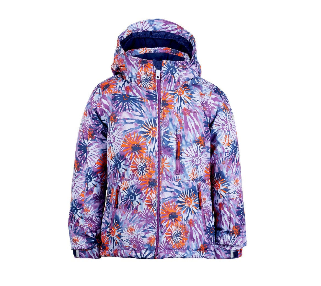 Куртка горнолыжная Kamik Aria Flowerburst Grape/Orange куртка пуховка для девочек kamik розовый