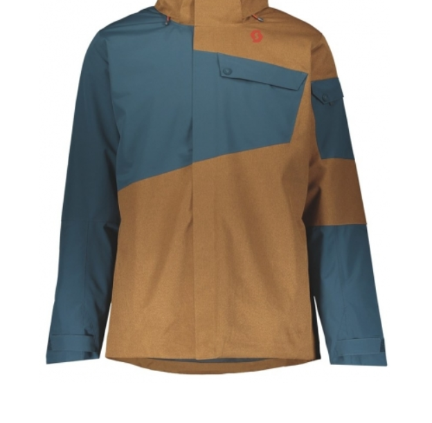 Куртка горнолыжная Scott Jacket Ultimate Dryo 30 Nightfall Blue/Tobacco Brown Oxford, цвет коричневый, размер XL 261794 - фото 3