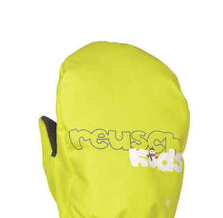 фото Варежки reusch kids mitten neon yellow