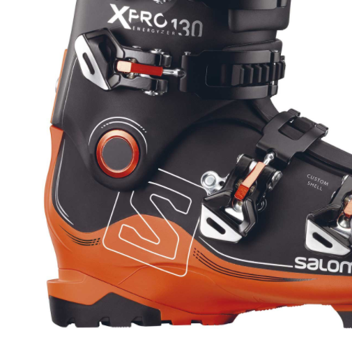 Ботинки горнолыжные Salomon 17-18 X Pro 130 Black/Orange, цвет черный, размер 25,0 см L39152000 - фото 4
