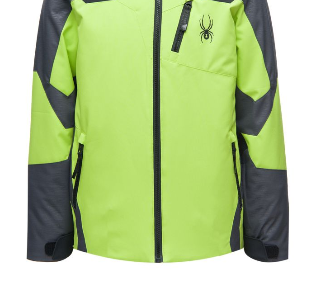 Куртка горнолыжная Spyder Boys Leader Jacket Light Green, цвет салатовый, размер 12 (дет.) 195006 - фото 2