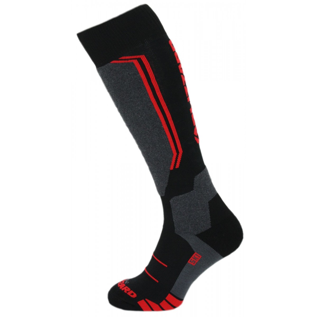 Носки горнолыжные Blizzard Allround Wool Ski Socks Black/Anthracite/Red носки accapi ski touch black anthracite унисекс 2022 23 h0945 0966