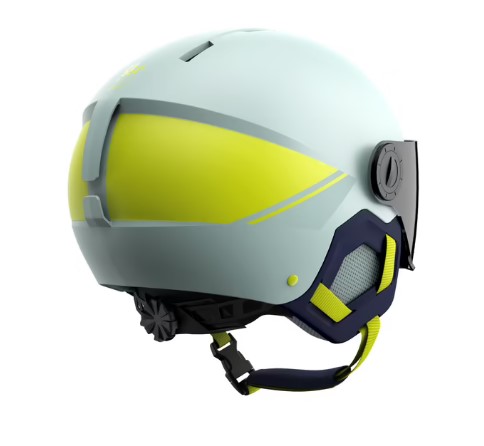Шлем зимний Wedze H-KID 550 Light Blue/Yellow, цвет мятный, размер S (53-56 см) 4084127 - фото 3