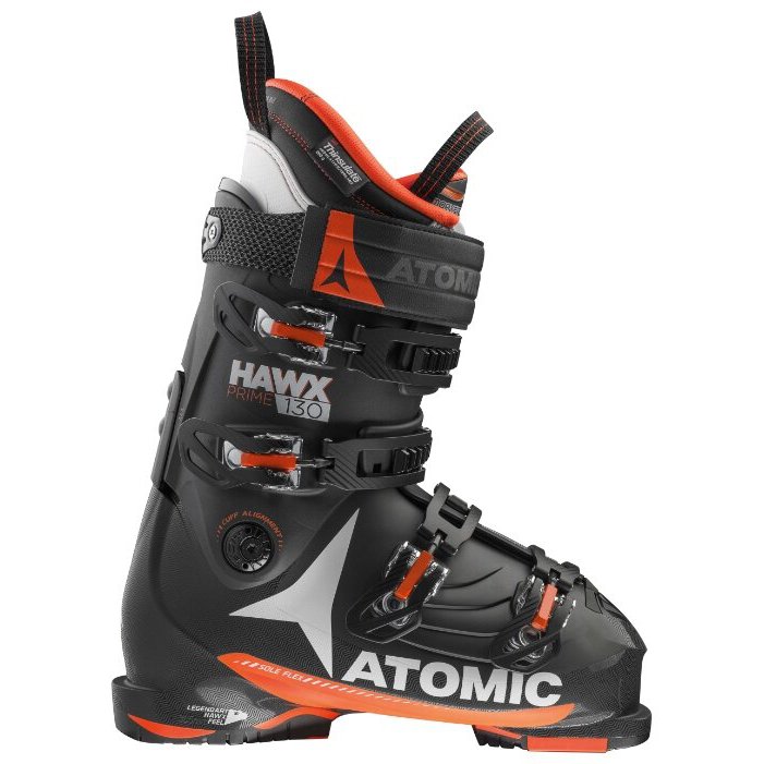 Ботинки горнолыжные Atomic 17-18 Hawx Prime 130 Black/Orange ботинки горнолыжные atomic 20 21 hawx prime ltd gw black gunmetal