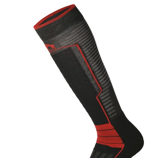 Носки горнолыжные Mico 19-20 Ski Performance Sock In Polypropylene Nero Rosso, цвет черный, размер 38-40 EUR CA 00246 - фото 3