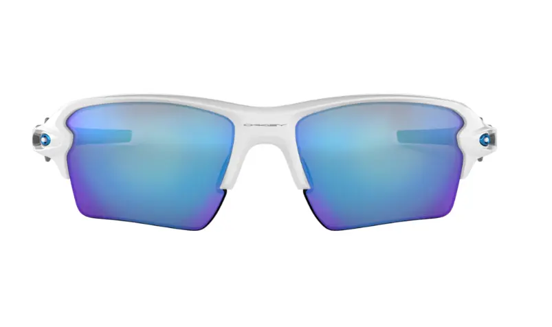 Oakley Flak 2.0 Polished White Prizm Sapphire