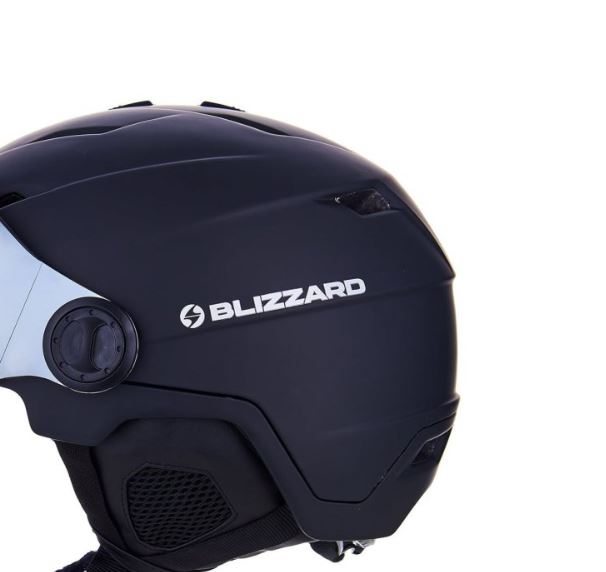 Шлем зимний Blizzard 22-23 Double Visor Black Matt Smoke Mirror Lens, размер 60-63 см - фото 6
