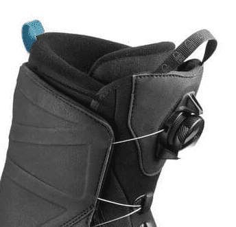 Ботинки сноубордические Salomon 19-20 Faction Rtl Boa Black/Blue, цвет черный, размер 38,5 EUR L40459100 - фото 4