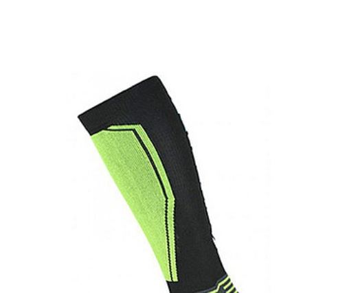 Носки горнолыжные Blizzard Compress 85 Ski Socks Black/Yellow - фото 3