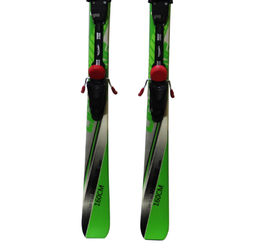 фото Горные лыжи с креплениями lightning xwing 72 green/white + кр. snoway sx 10