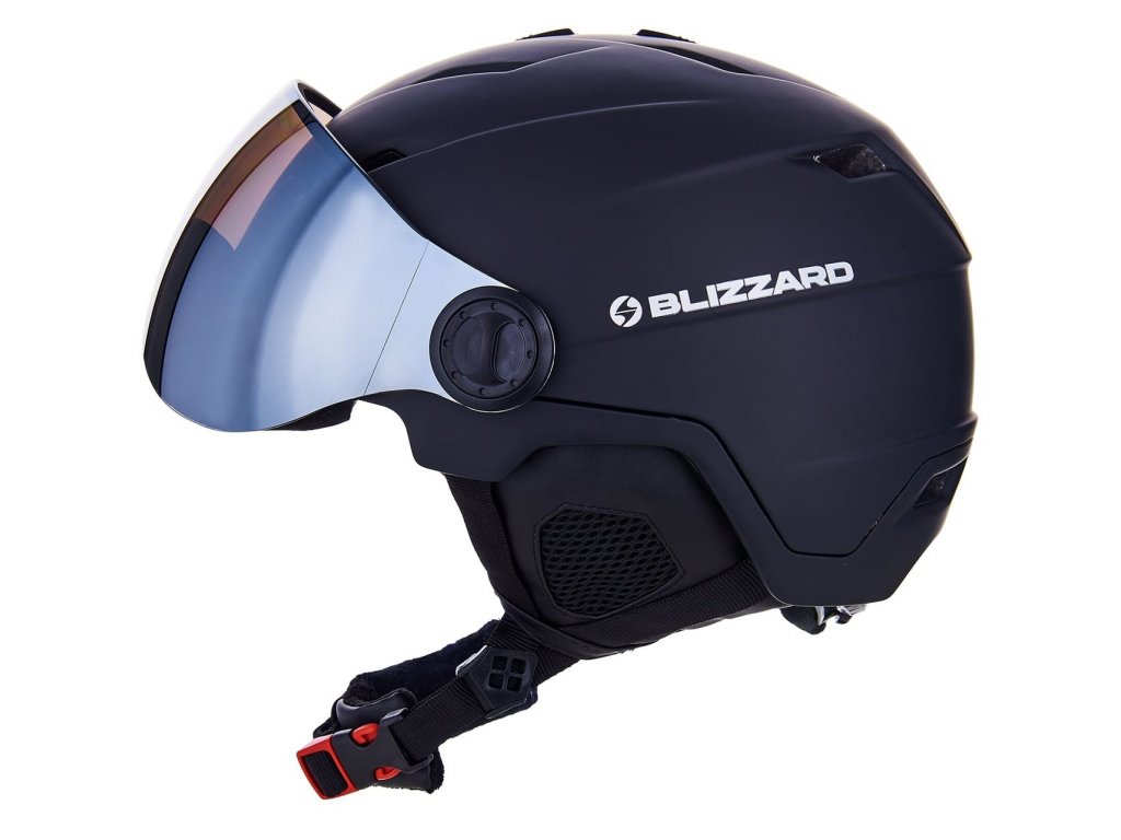 Шлем зимний Blizzard 22-23 Double Visor Black Matt Smoke Mirror Lens, размер 60-63 см - фото 5