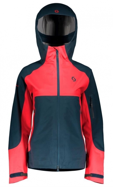 Куртка горнолыжная Scott Jacket Ws Explorair 3L Nightfall BlueMelon Red 8991₽