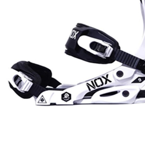 Крепления для сноуборда DVGR Nox Alu White/Black, цвет белый, размер M 1098 - фото 2