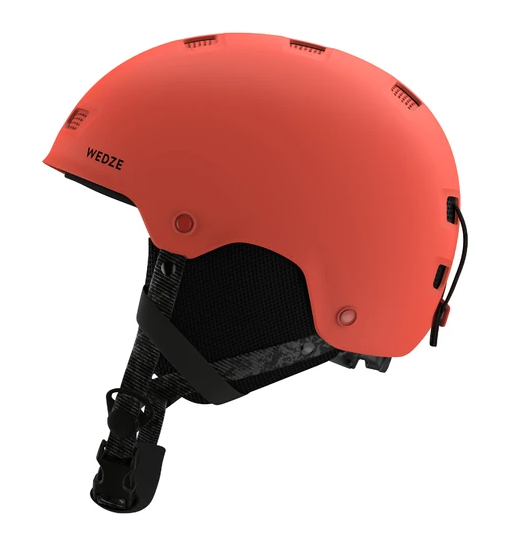 Шлем зимний Wedze H-FS 300 Red, цвет коралловый, размер S (52-54 см) 4319004 - фото 1