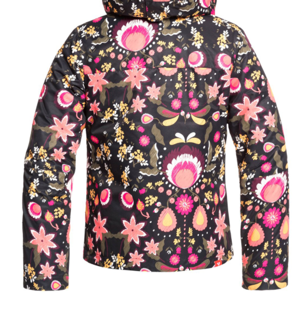 

Куртка для сноуборда Roxy 18-19 Jetti Girl Black Folk Winter/Living Coral