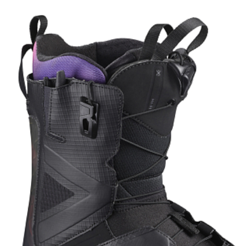 Ботинки сноубордические Salomon 20-21 Hi-Fi Wide Black/Blk/Deep Blue, цвет черный, размер 41,5 EUR L41211600 - фото 5