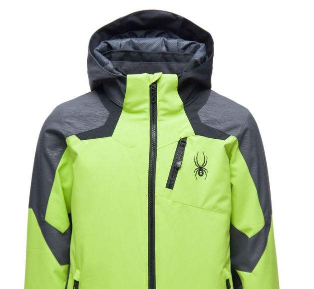 Куртка горнолыжная Spyder Boys Leader Jacket Light Green, цвет салатовый, размер 12 (дет.) 195006 - фото 4