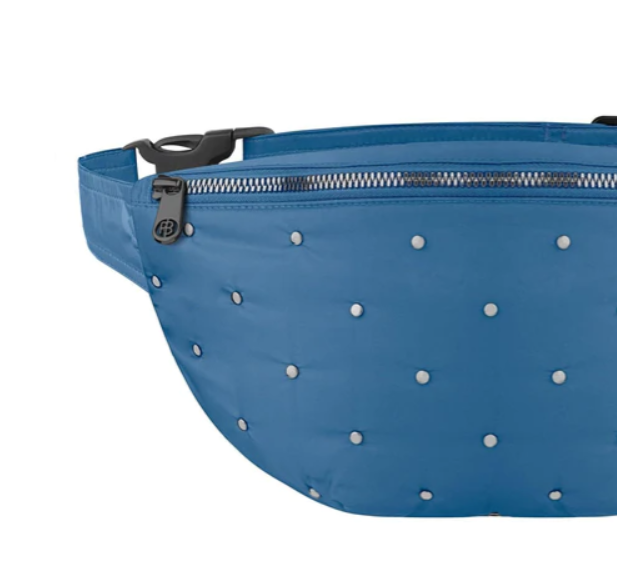 Поясная сумка Poiver Blanc Waist Bag Rivet Twiling Blue, цвет тёмно-синий W20-9095-279675 - фото 3