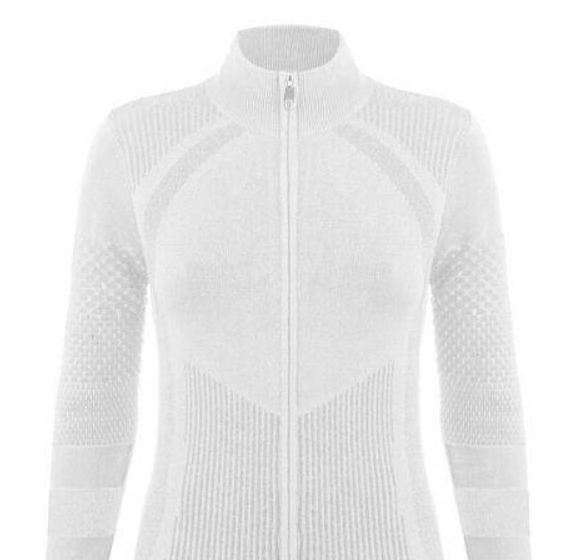 Блузон флисовый Poivre Blanc 19-20 Knit Jacket White, цвет белый, размер M 273969-0001001 - фото 3