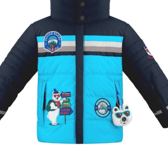 Куртка горнолыжная Poivre Blanc 19-20 Jacket Fancy Aqua Blue, цвет голубой, размер 92 см 274084-9137001 - фото 3