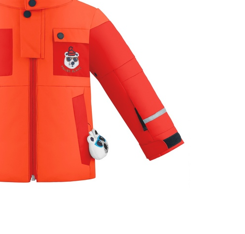 Куртка горнолыжная Poivre Blanc 19-20 Ski Jacket Clementine Orange/Scarlet Red, цвет оранжевый, размер 92 см 274083-9051001 - фото 3