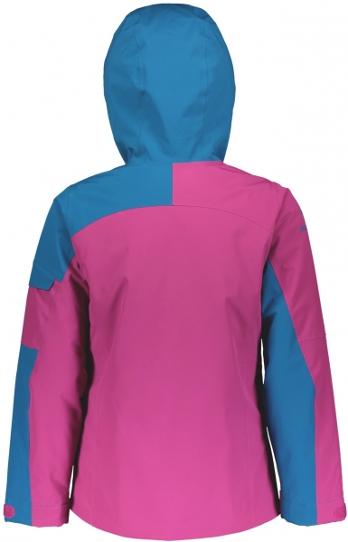 Куртка горнолыжная Scott Jacket G's Vertic Mykonos Blue/Festival Purple, цвет розовый-голубой, размер M 267527 - фото 2