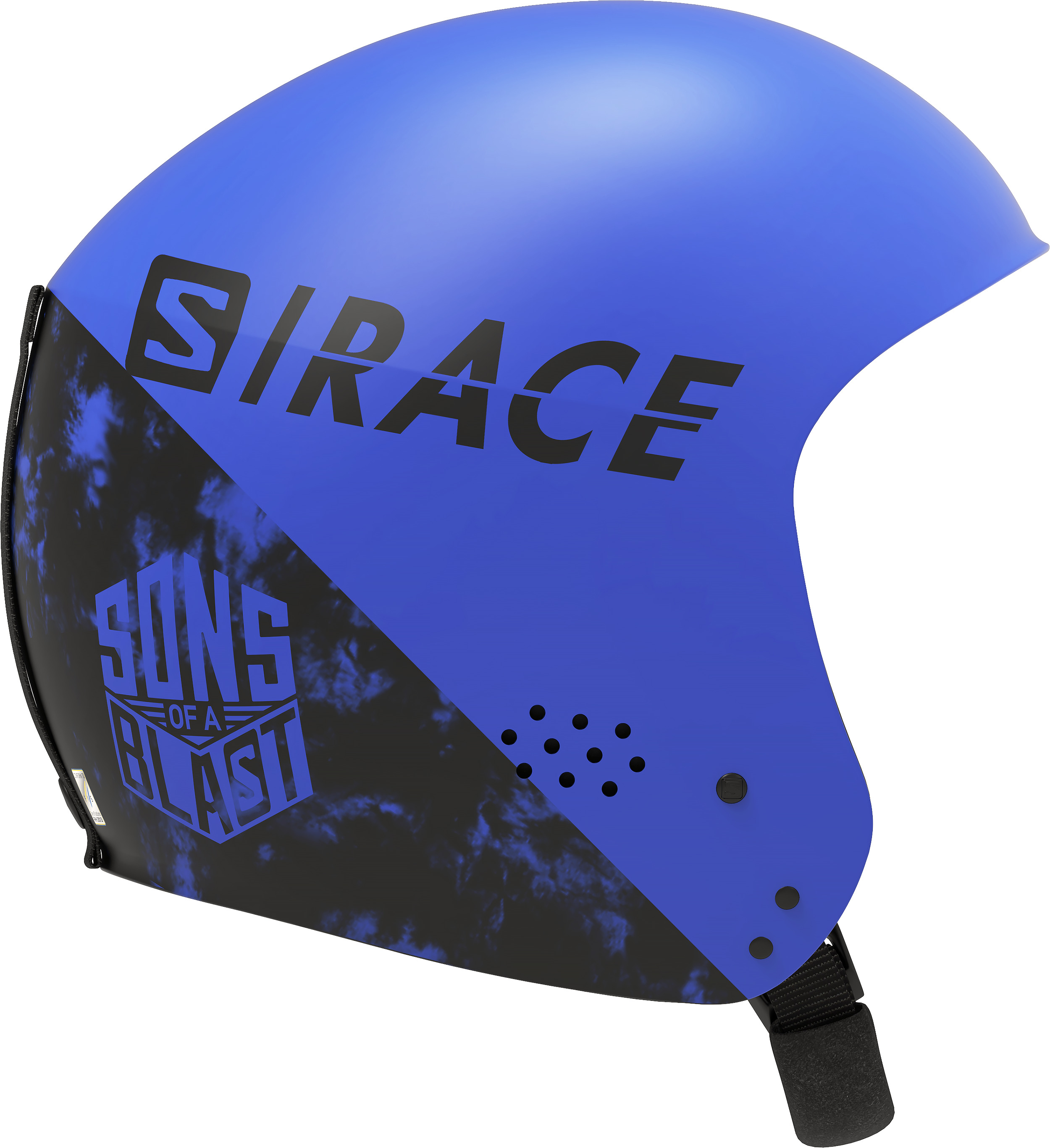 Шлем зимний Salomon 21-22 S Race Fis Injected JR Race Blue/Black, размер S (55-56 см) - фото 3