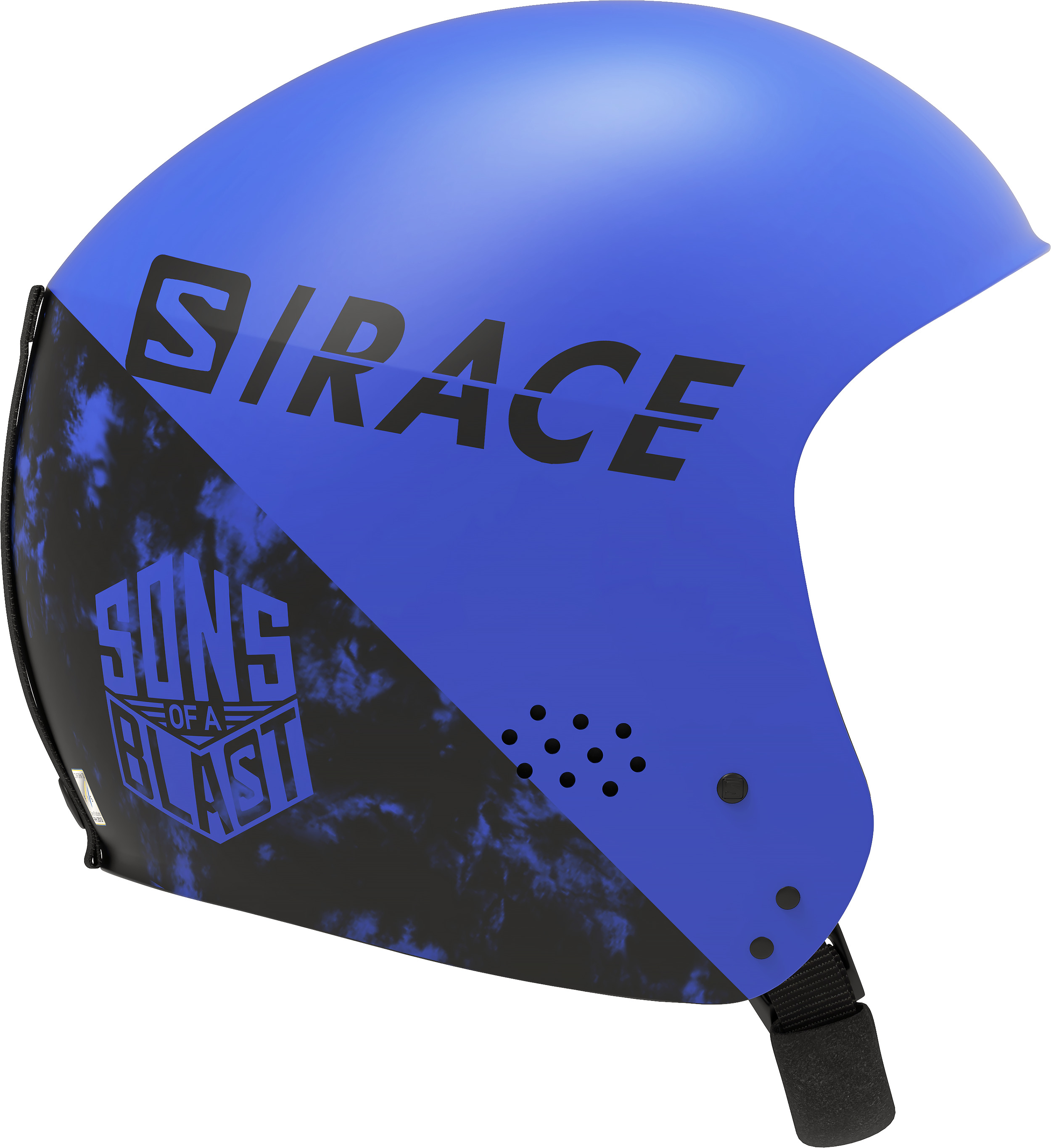 фото Шлем зимний salomon 21-22 s race fis injected jr race blue/black