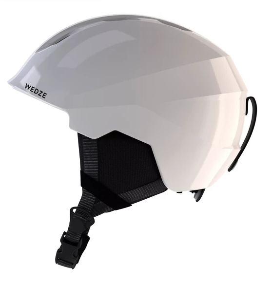 Шлем зимний Wedze H-PST 500 White, цвет белый-черный, размер L (59-62 см) 2744251 - фото 1