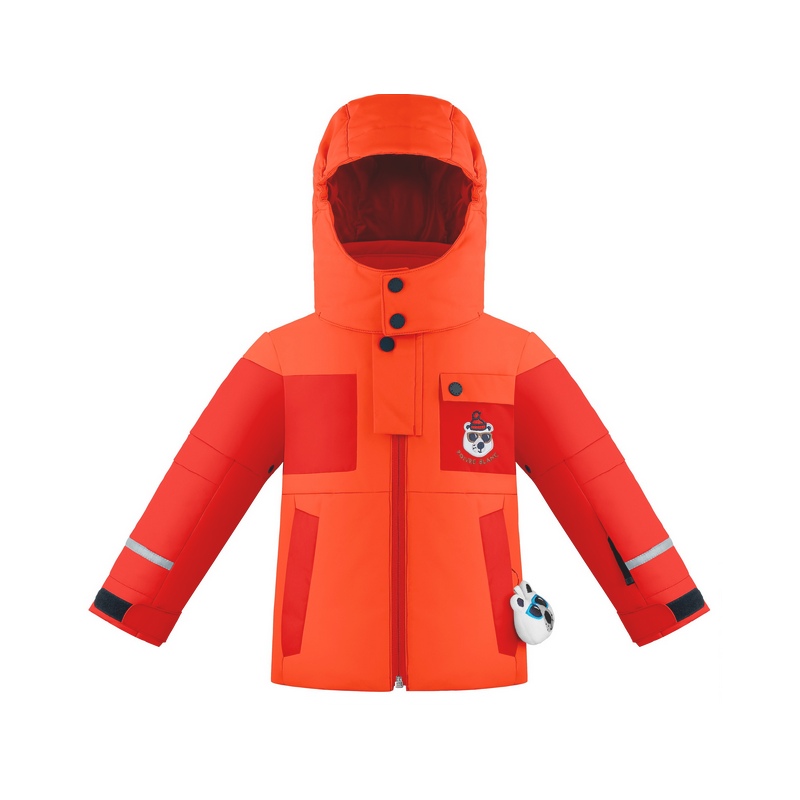 Куртка горнолыжная Poivre Blanc 19-20 Ski Jacket Clementine Orange/Scarlet Red темно синий полукомбинезон для мальчиков poivre blanc детское