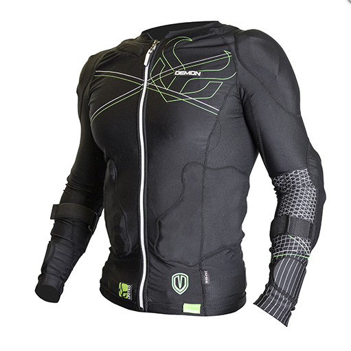 Защитная куртка Demon Flex-Force Pro Top Youth Med, цвет черный, размер L