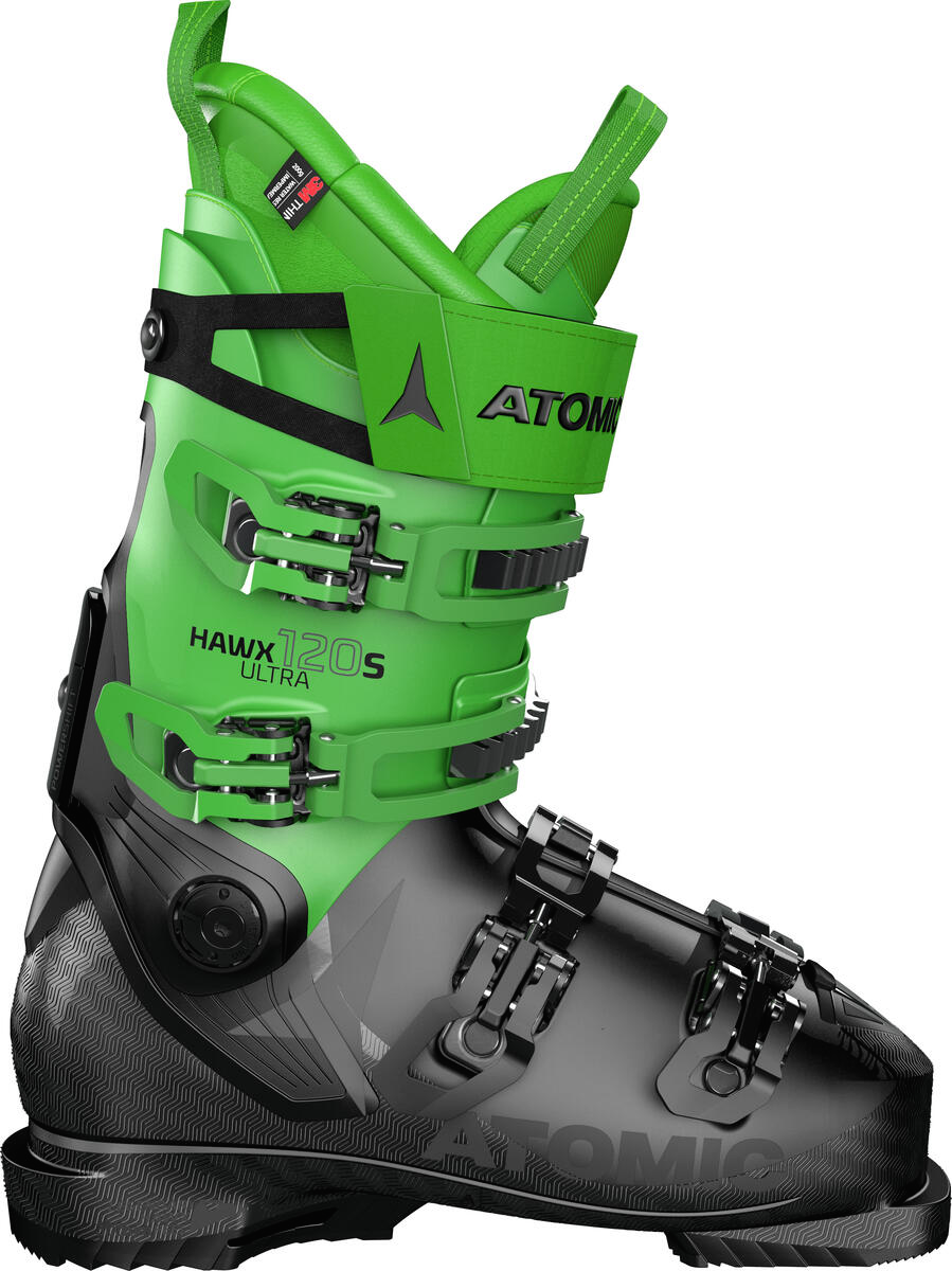 Ботинки горнолыжные Atomic 20-21 Hawx Ultra 120S Black/Green чехол горнолыжный blizzard ski bag premium 2 pair black silver