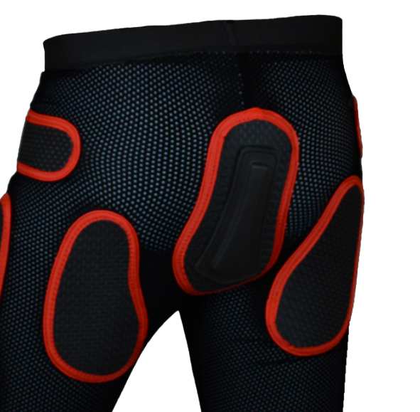 Защитные шорты Losraketos Combl  LRP-002 Black\Red, цвет черный, размер XL 15040 - фото 3