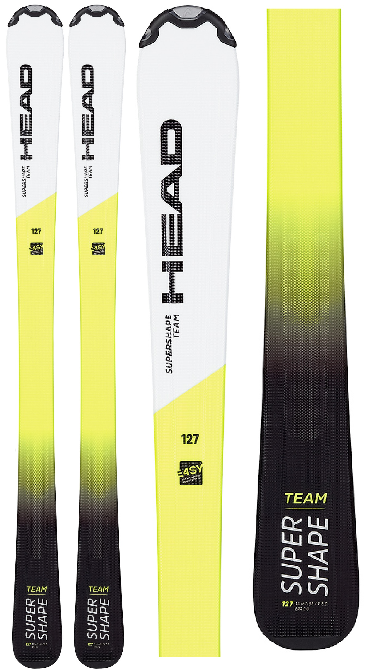 Горные лыжи с креплениями Head 22-23 Supershape Team Easy R + кр. Tyrolia SX 7.5 GW AC (114379) - фото 3