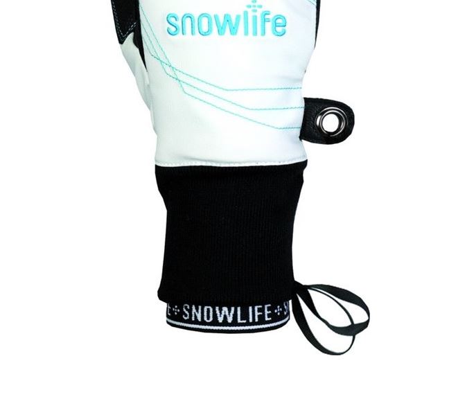 Перчатки Snowlife Flow DT Glove M White/Turquoise, размер 10 - фото 2